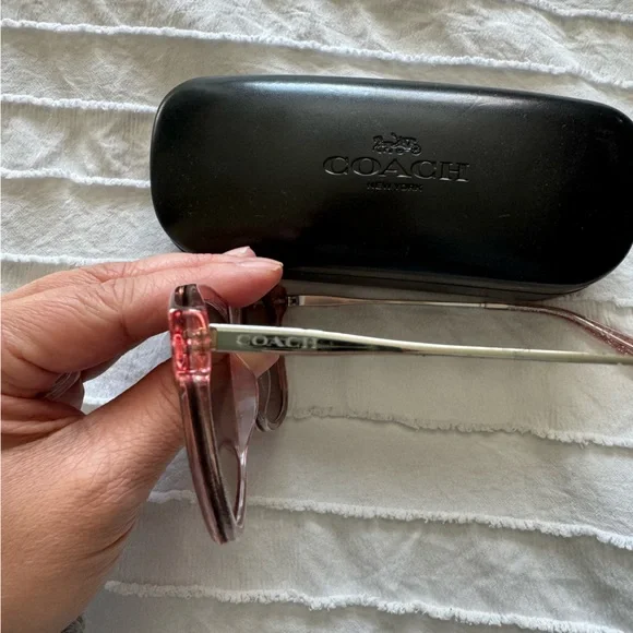 Coach Rose Glitter Sunglasses - Picture 4 of 4